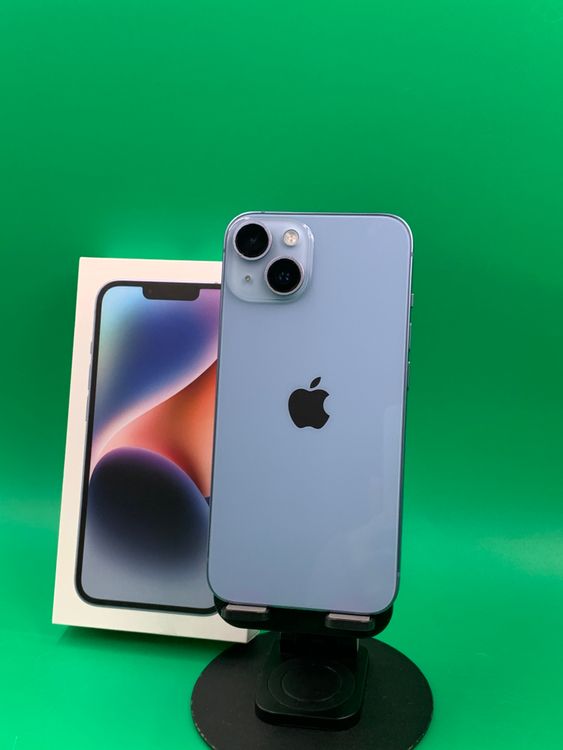 ���Хåƥ꡼���� iPhone 14 256GB �֥롼 SIM�ե꡼ ��������100%
