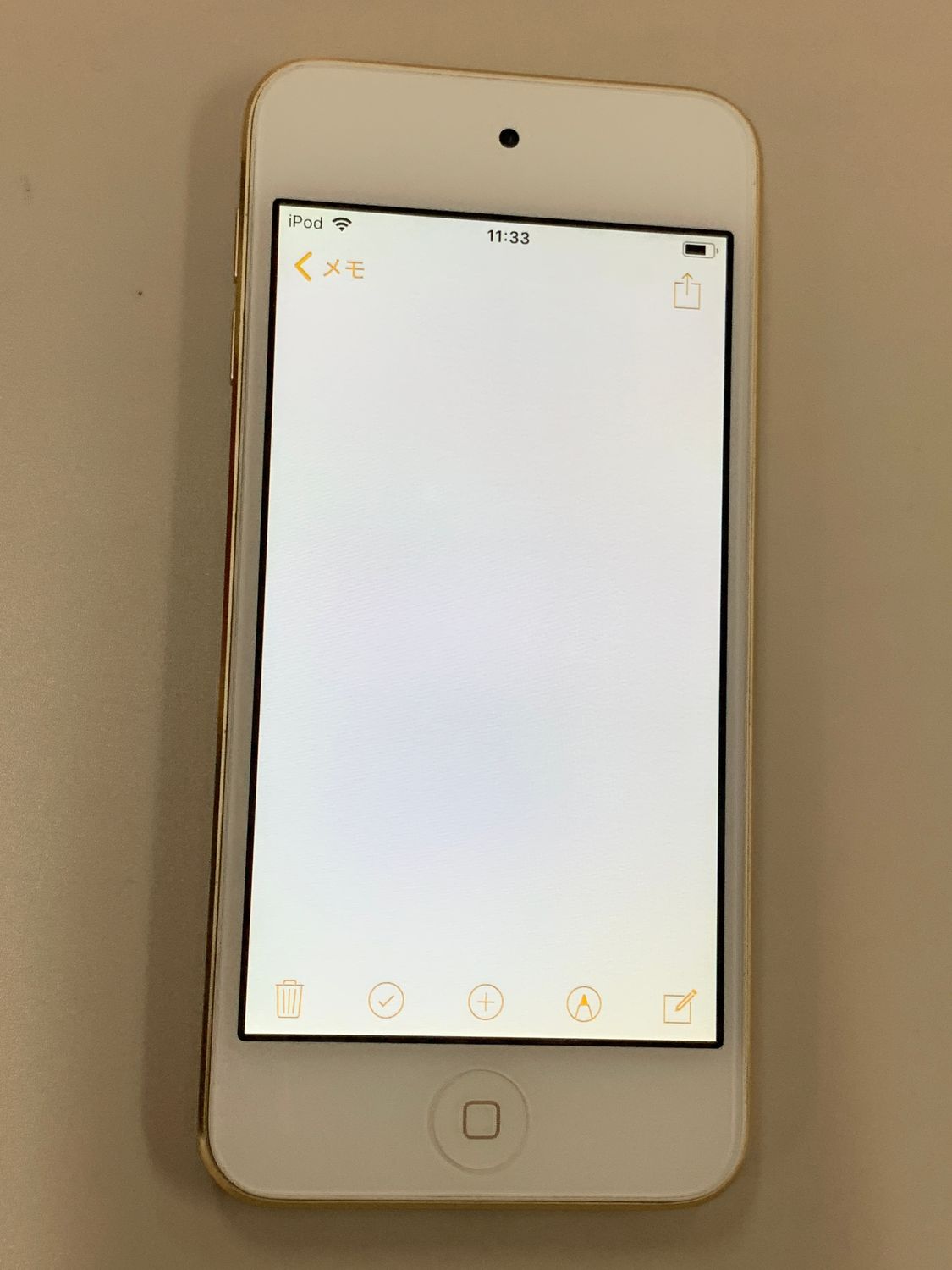 1155番.新品バッテリー iPod touch 第6世代 ゴールド 16GB ムスビー｜☆バッテリー新品 iPod Touch 6 16GB 最大容量100% ゴールド