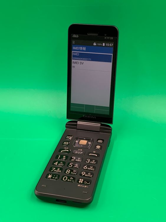 ������ GRATINA KYF39 4GB �֥�å� SIM�ե꡼ KDDI ��