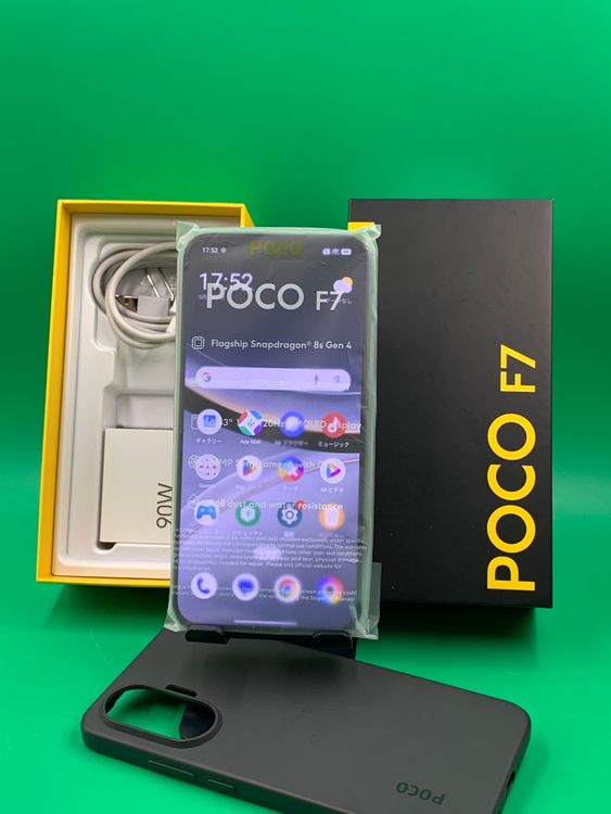 ������Ʊ�� Xiaomi POCO F7 256GB �֥�å� SIM�ե꡼ ��������100%