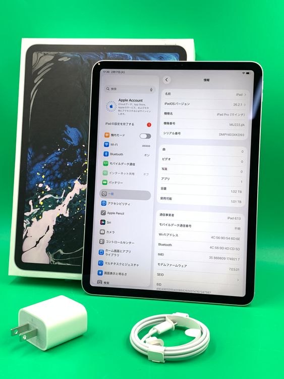 ���������� iPad Pro 11����� ��1���� Wi-Fi+Cellular 1TB ����С�