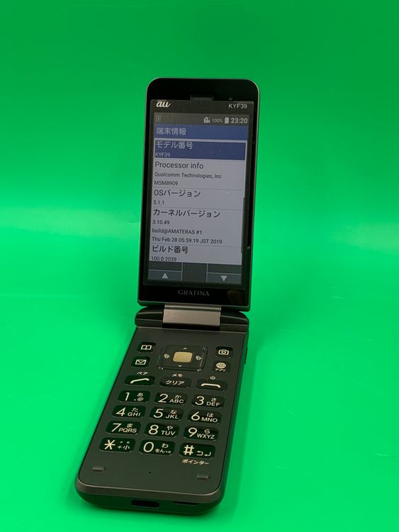 �������� GRATINA KYF39 4GB �֥�å� SIM�ե꡼ KDDI ��