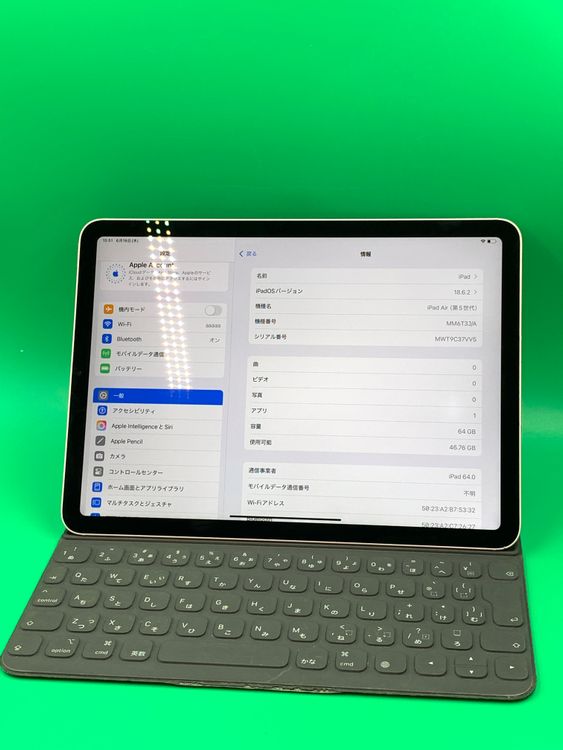 �������� iPad Air ��5���� Wi-Fi+Cellular64GB SoftBank�� H2