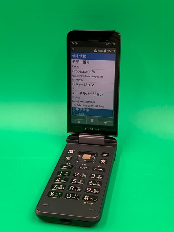 ������ GRATINA KYF39 4GB �֥�å� SIM�ե꡼ KDDI ��