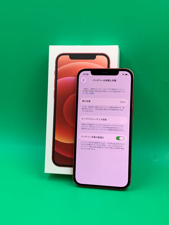 ���ѥͥ롦�Хåƥ꡼���� iPhone 12 128GB ��å� SIM�ե꡼