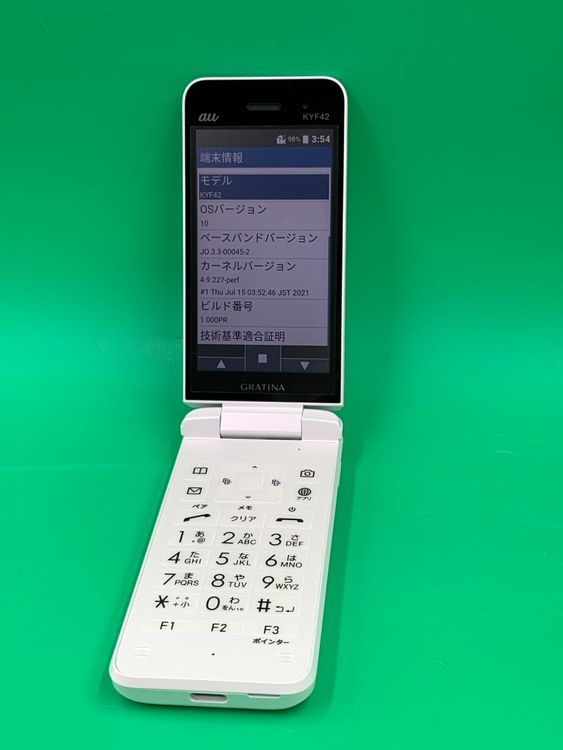 ������ GRATINA KYF42 8GB �ۥ磻�� SIM�ե꡼ KDDI ��