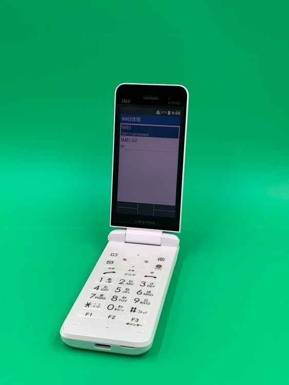 ������ GRATINA KYF42 8GB �ۥ磻�� SIM�ե꡼ KDDI ��