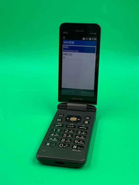 �����礤���� GRATINA KYF39 4GB �֥�å� SIM�ե꡼ KDDI ��