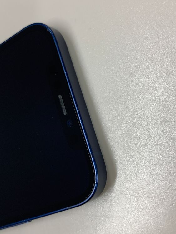 ���Хåƥ꡼���� iPhone 12 128GB �֥롼 ��������100%  Softbank ��