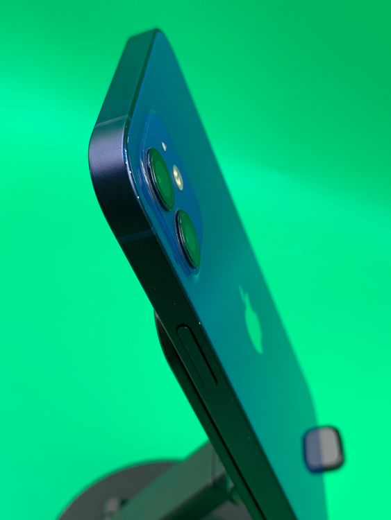 ���Хåƥ꡼���� iPhone 12 128GB �֥롼 ��������100%  Softbank ��