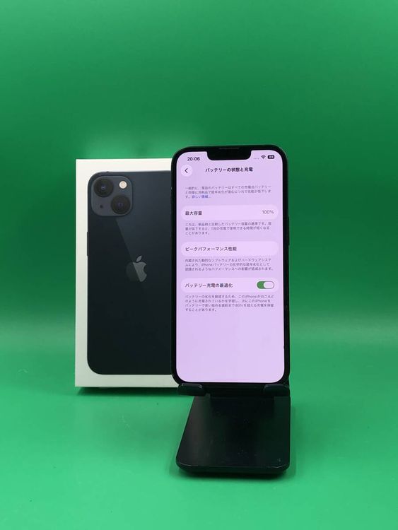 �Хåƥ꡼���� iPhone 13 256GB �ߥåɥʥ��� ��������100%