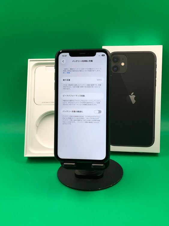 ���Хåƥ꡼���� iPhone 11 64GB �֥�å� ��������100%