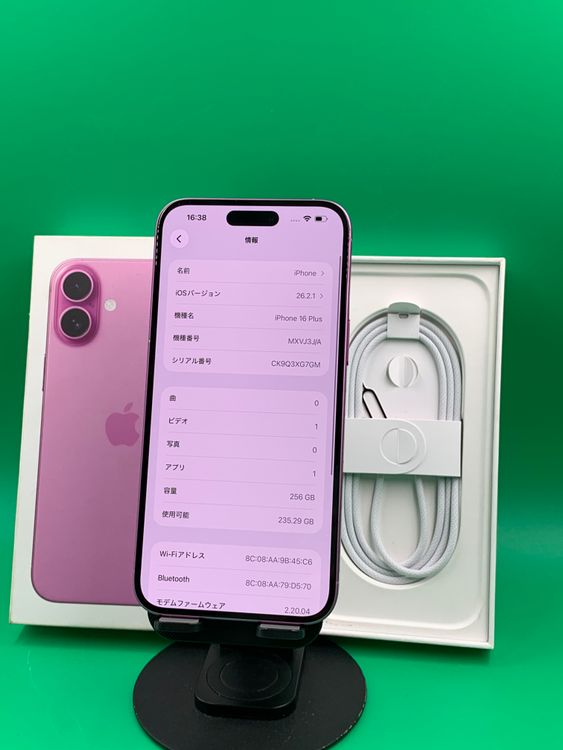 ������ iPhone 16 Plus 256GB �ԥ� SIM�ե꡼ docomo ��