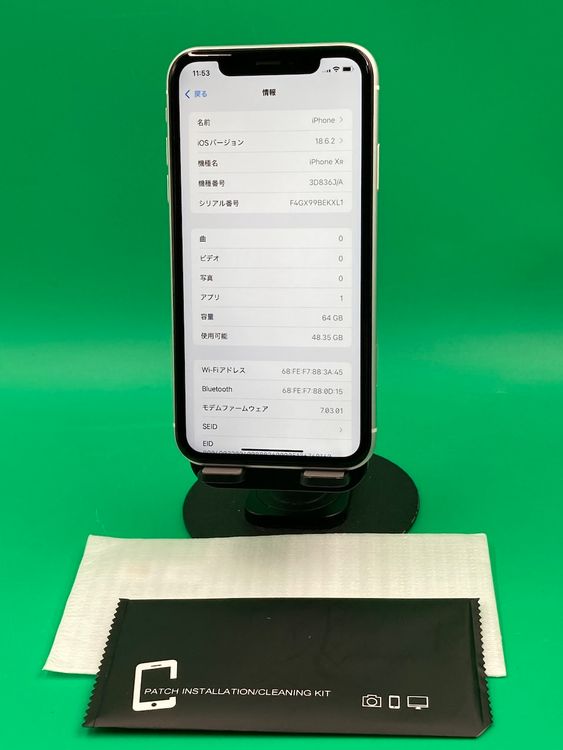  iPhone XR 64GB SIMե꡼ 100% ۥ磻