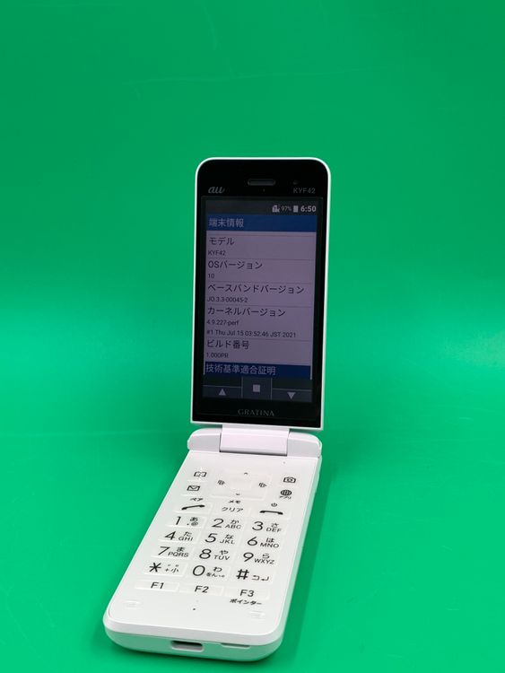 ������ GRATINA KYF42 8GB �ۥ磻�� SIM�ե꡼ KDDI ��