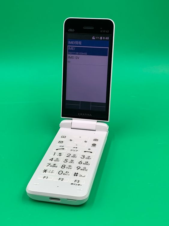 ������ GRATINA KYF42 8GB �ۥ磻�� SIM�ե꡼  KDDI ��