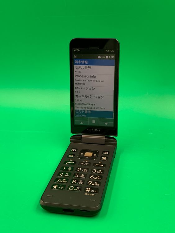 ������ GRATINA KYF39 8GB �֥�å� SIM�ե꡼ KDDI ��