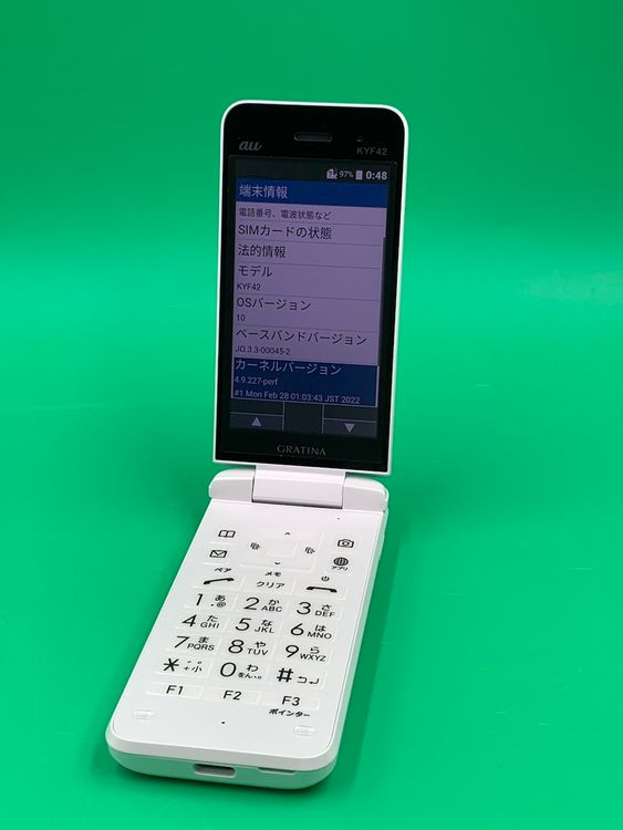 ������ GRATINA KYF42 8GB �ۥ磻�� SIM�ե꡼  KDDI ��