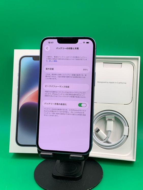  iPhone 14 128GB ֥롼 SIMե꡼ 99% ǥⵡ