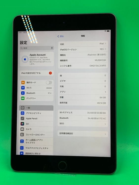  iPad mini 5 Wi-Fi 64GB ڡ쥤 mini5