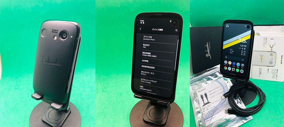 ムスビー｜ジャンク扱い☆BALMUDA phone A101BM 128GB SoftBank SIM 