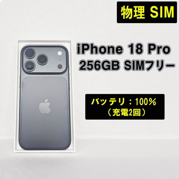 iPhone 18 Pro 256GB �֥�å� SIM�ե꡼