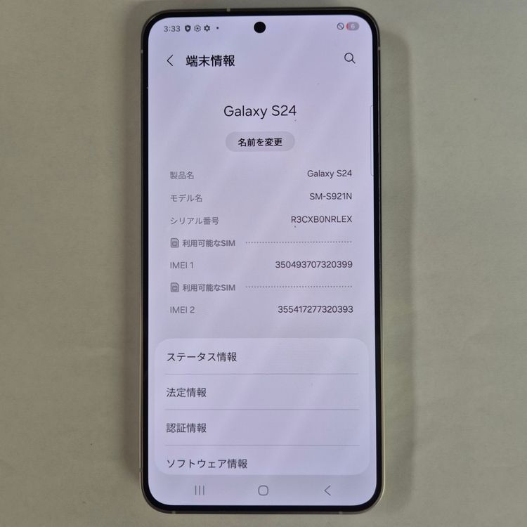 Galaxy S24 256GB �������� SIM�ե꡼