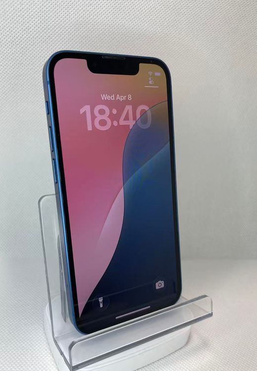 �Хåƥ꡼100��iPhone13 mini 128GB �֥롼�������ξ�1�����ݾ� SIM�ե꡼