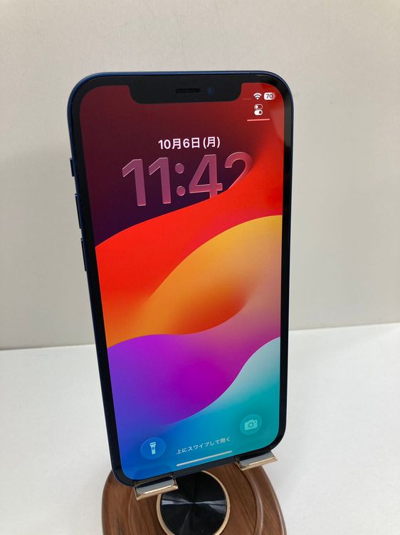 iPhone12 128GB֥롼SIMե꡼ĶʥХƥå85