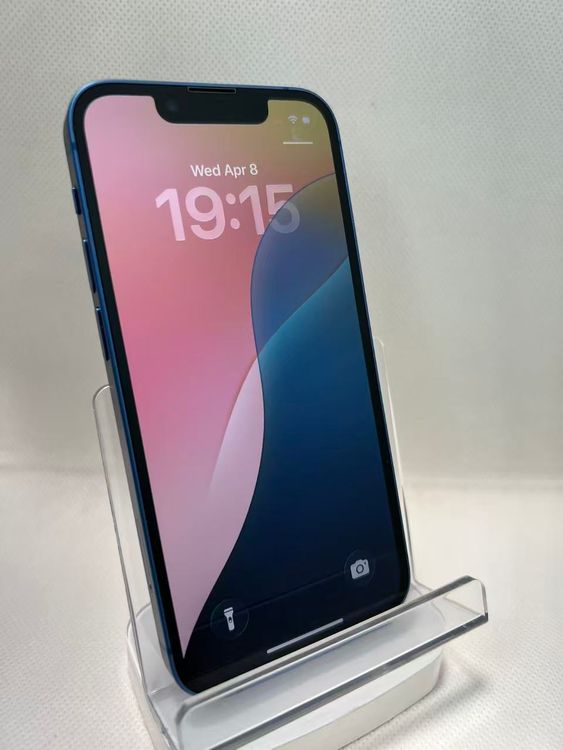 �Хåƥ꡼100��iPhone13 mini 128GB �֥롼�������ξ�1�����ݾ� SIM�ե꡼