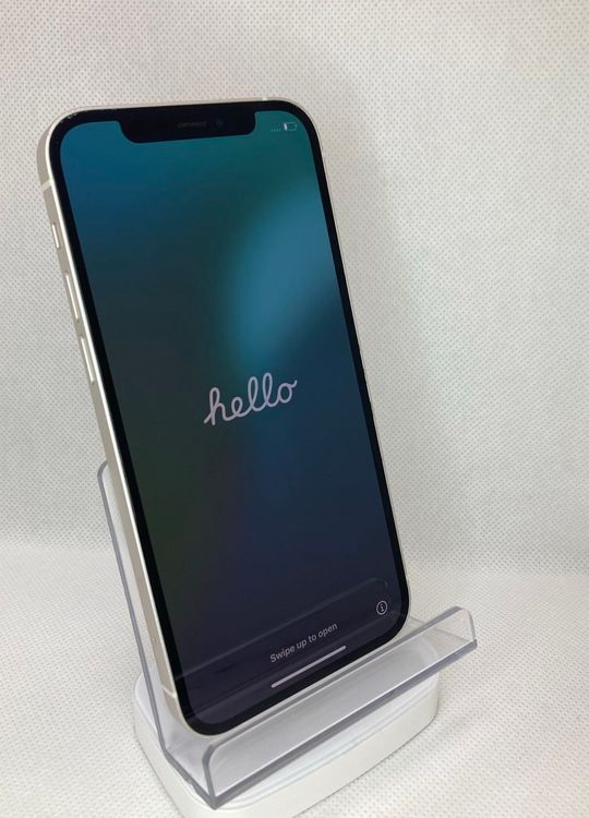 IPhone12 64GB ホワイト SIMフリー美品バテッリ84%即日発送