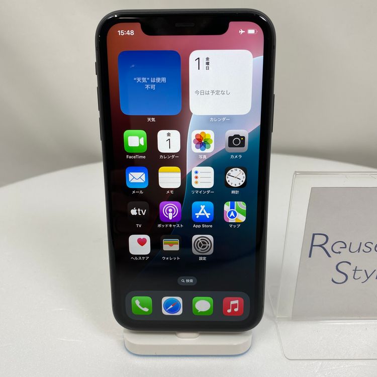 iPhone 11  64GB ֥å 74% SIMåѤ