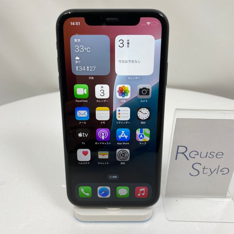 iPhone 11  64GB ֥å 78% SIMåѤ