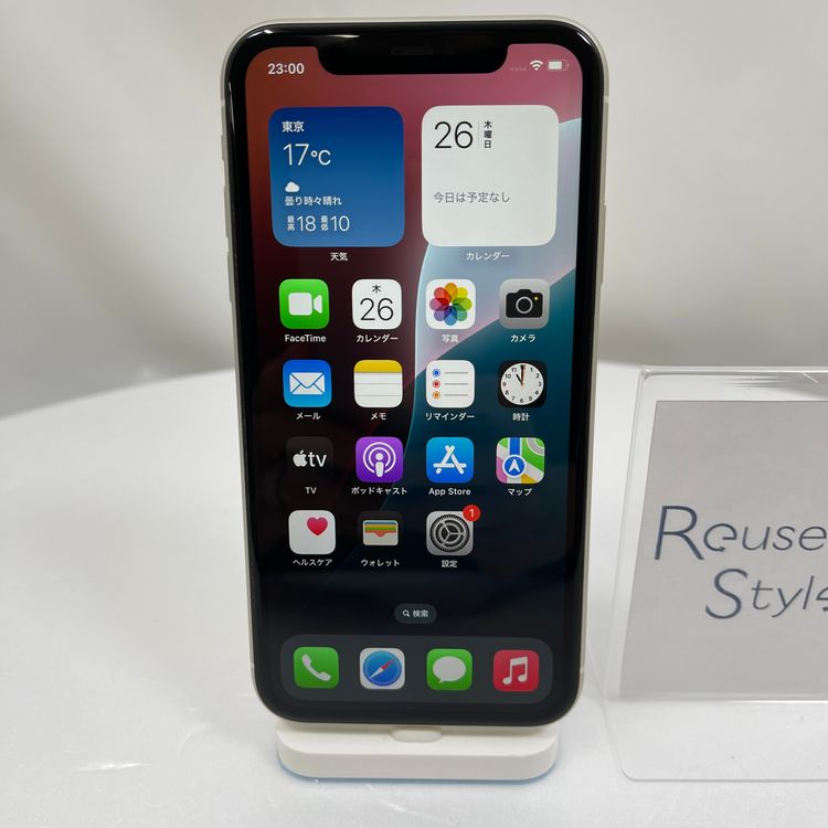 iPhone 11  128GB �ۥ磻��  SIM���å�����Ѥ�