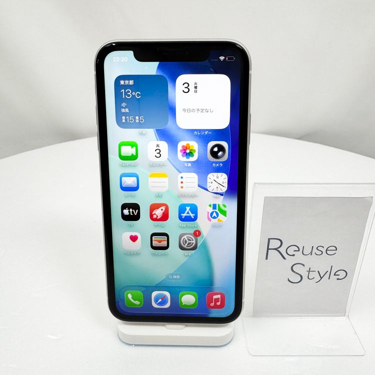 iPhone 11  128GB �ۥ磻��  SIM���å�����Ѥ�