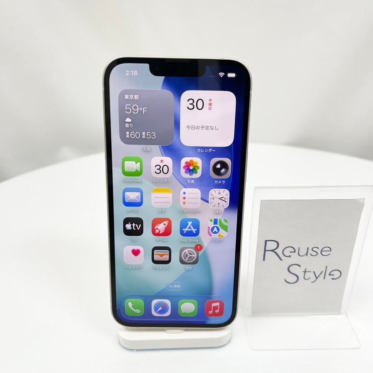 iPhone 14 128GB 79% �ۥ磻�� SIM�ե꡼