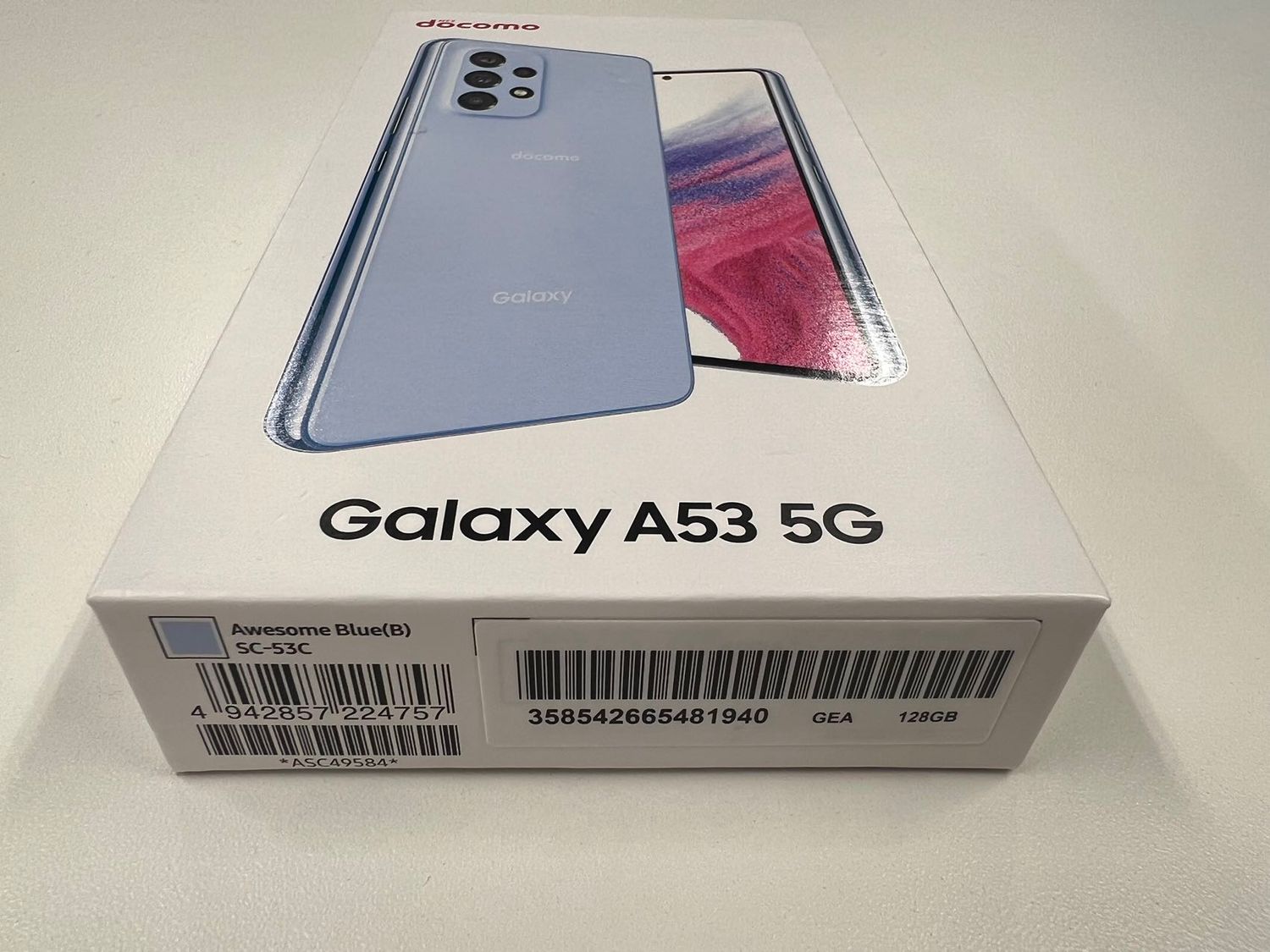 送料無料] Samsung Galaxy A53 5G Blue 128GB（新品未使用！Galaxy A53  