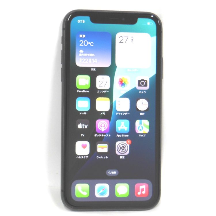 【質みなみ】NA97 au iPhone 11 128GB ブラック BT容量78% 中古