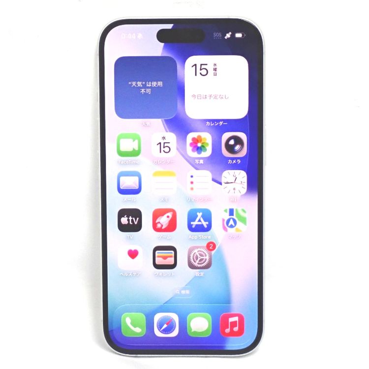 �ڼ��ߤʤߡ�NA123 �ɥ��� iPhone 16 128GB �ۥ磻�� BT����100�� ����