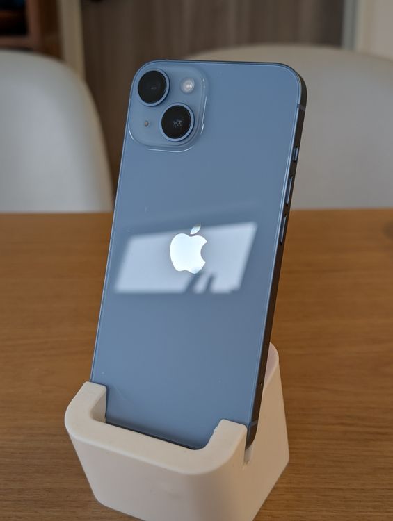 iPhone14 128GB ֥롼 Хåƥ꡼100 appleݾڻĤ