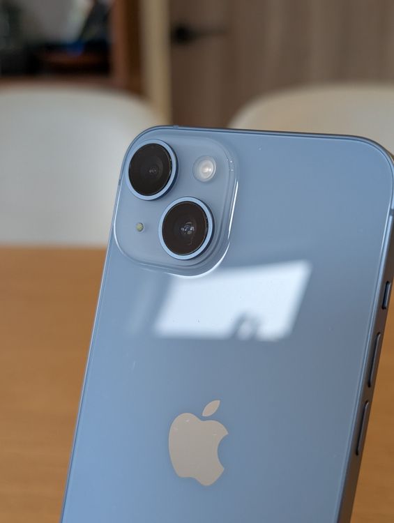 iPhone14 128GB ֥롼 Хåƥ꡼100 appleݾڻĤ