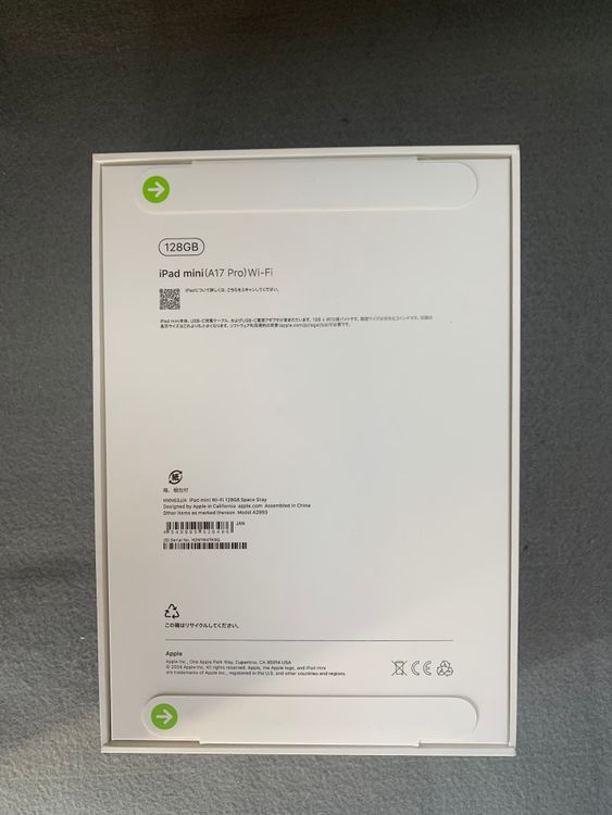 ̤  WiFi iPad mini (A17 Pro) 128GB ڡ졼