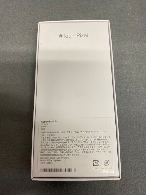 ����̤���ѡ������ǡ�SIM�ե꡼��Google pixel 6a 128GB������å���