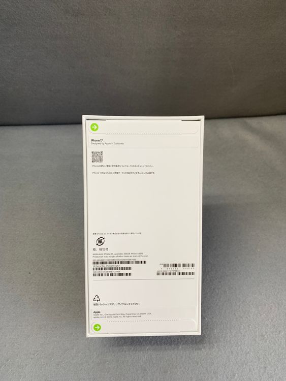 ����̤���� Apple���ȥ��� SIM�ե꡼ iPhone17 256GB ��٥������