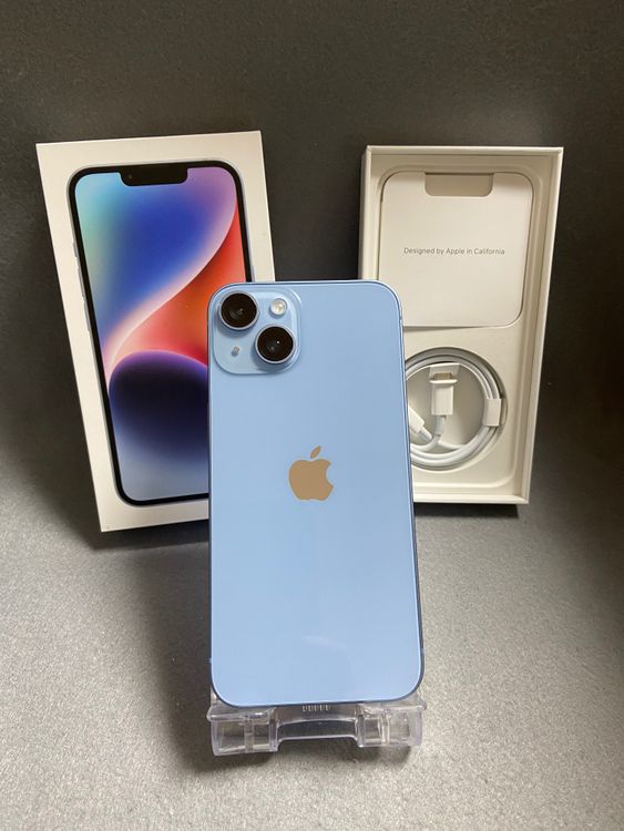 ���ʡ�Apple���ȥ��ǡ�SIM�ե꡼��iPhone14 256GB �֥롼��