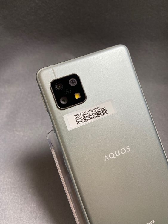 ほぼ未使用品 SIMフリー AQUOS sense 5G 64GB オリーブシルバー色