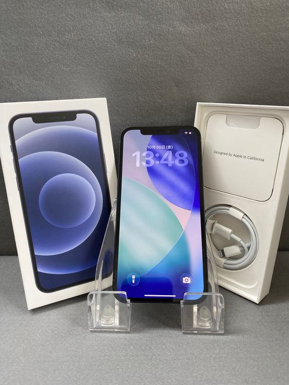 Ķ���ʡ������ǡ�SIM�ե꡼��iPhone12 64GB �֥�å���