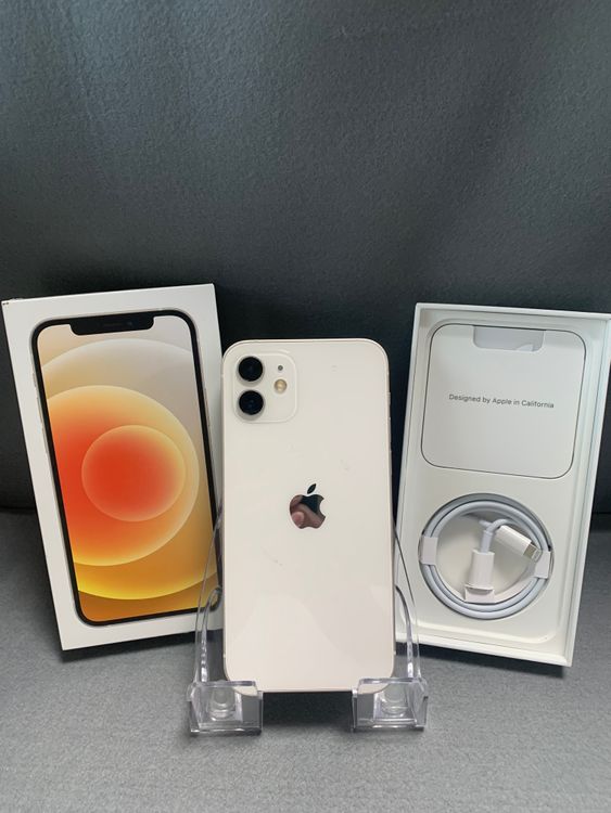 美品 国内版 SIMフリー iPhone12 128GB ホワイト色