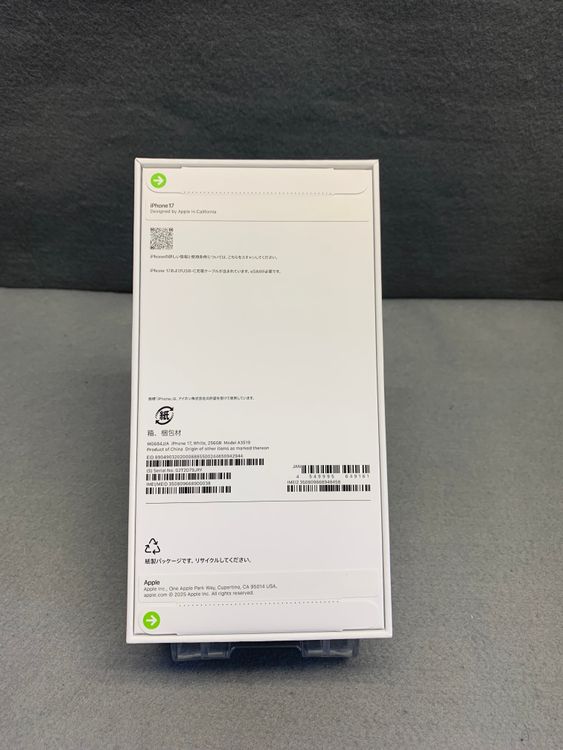 ����̤���� Apple���ȥ��� SIM�ե꡼ iPhone17 256GB �ۥ磻�ȿ�