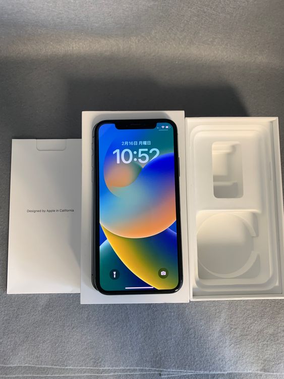 Ķ���ʡ������ǡ�SIM�ե꡼��iPhoneX 256GB ���ڡ������쥤��